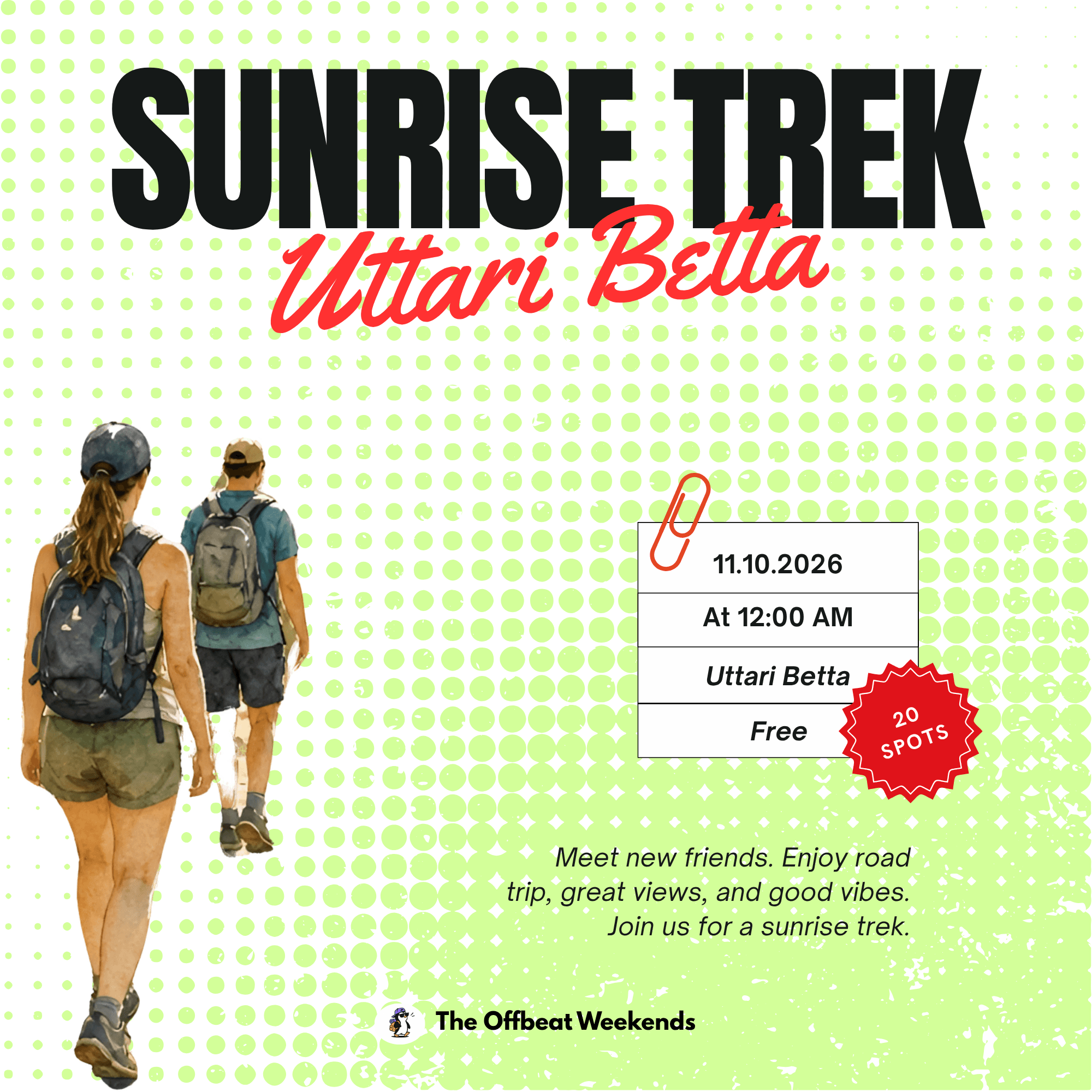 Sunrise Trek poster